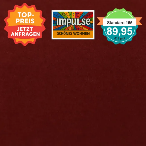 Girloon Standard Webware 2 m Farbe rot – Draufsicht mit Sonderpreis 89,95 €